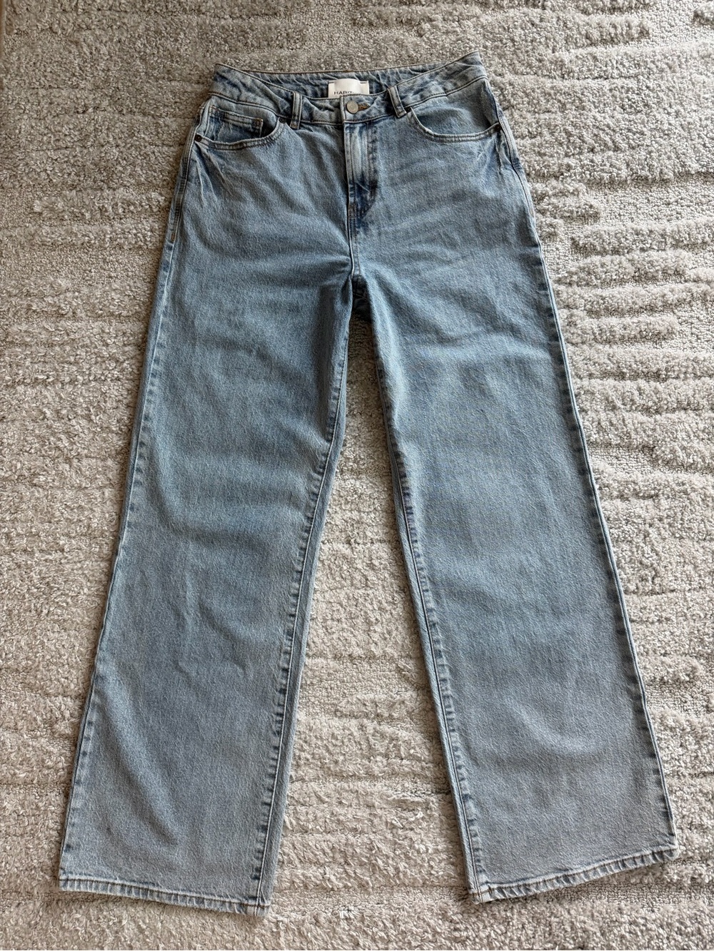 EUC Habitual Size 6/28 High Rise Wide Leg Denim Jeans - Picture 4 of 9